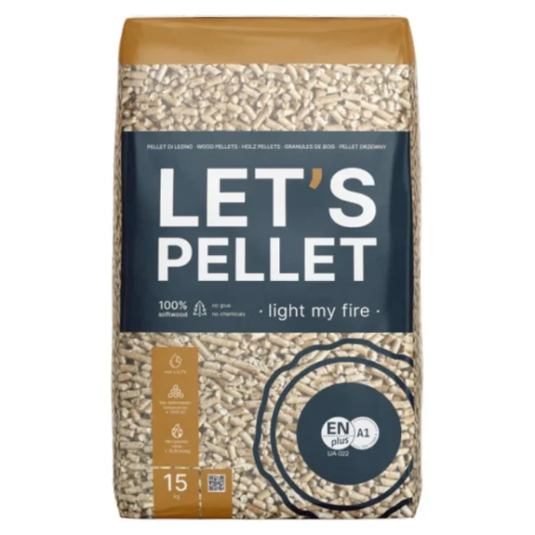 975 kg | Granulés de bois Let's Pellet | ENplus A1