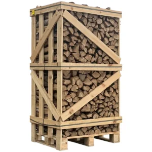 Grande palette de bois de chêne et de bouleau