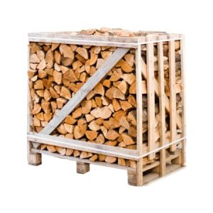 Demi-palette de bois fendu séché au four, 25 cm