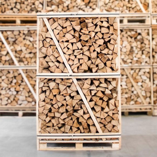 Palette entière de bois de hêtre fendu séché au four, 25 cm – Image 3