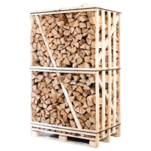 Palette entière de bois de hêtre fendu séché au four, 25 cm