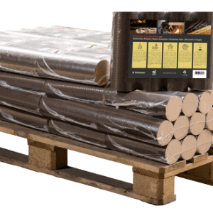 Briquettes rondes en bois de hêtre 15 paquets x 10 kg (150 kg)