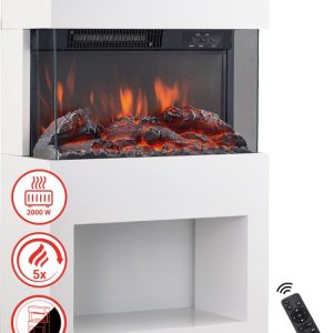 Poêle à bois électrique avec chauffage KAMINIO