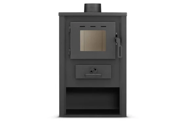 Poêle à bois intérieur pose libre 12 kW en acier – Image 2