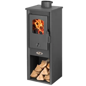 Poêle à bois indépendant 8,0 kW anthracite